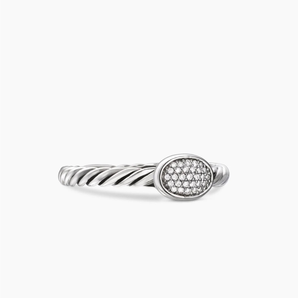 David Yurman cable oval ring